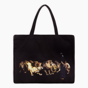 Faith Over Fear Tote Bag - Black